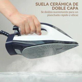 Centro de planchado 2800W ECO cerámica azul