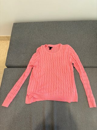 Jersey rosa trenzado talla S