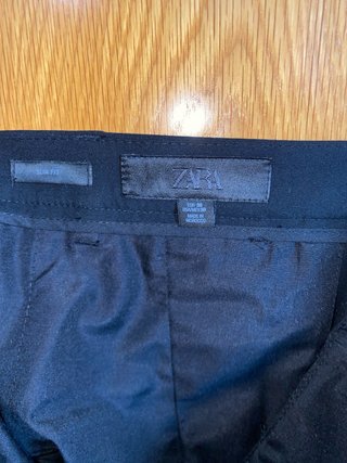 Pantalón de traje Zara negro