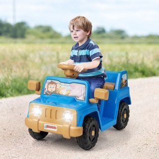 Coche eléctrico 6v para niños es un juguete con lu