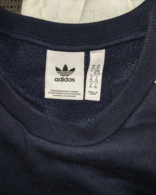 Sudadera Adidas Azul y Gris