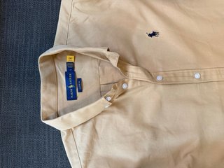Camisa Polo Ralph Lauren Beige Talla L