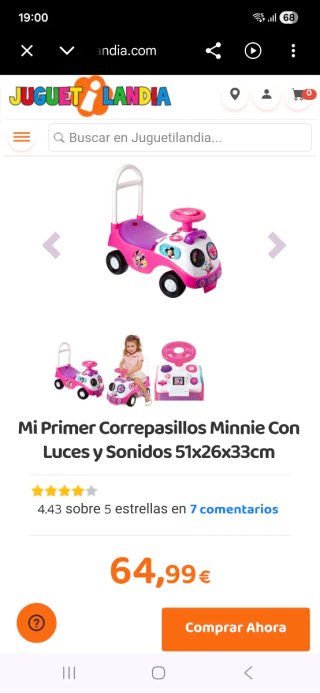 Correpasillos Minnie Mouse