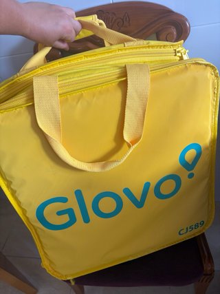 Mochila Glovo Amarilla