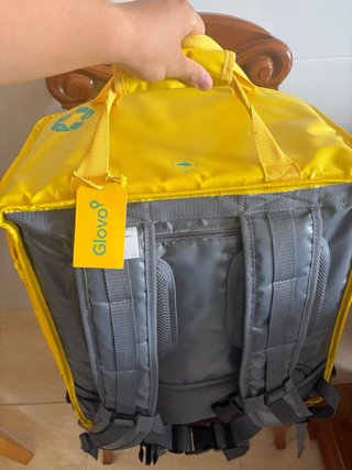 Mochila Glovo Amarilla