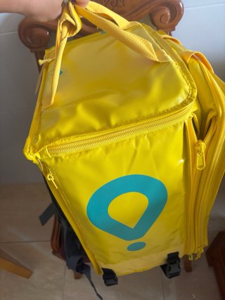 Mochila Glovo Amarilla