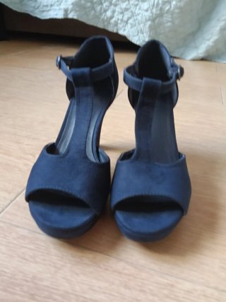 Zapatos de tacón azul Catwalk