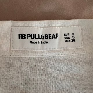 Camisa bordada Pull&Bear S