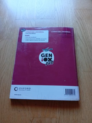 Literatura Universal 1º Bachillerato. Libro del...