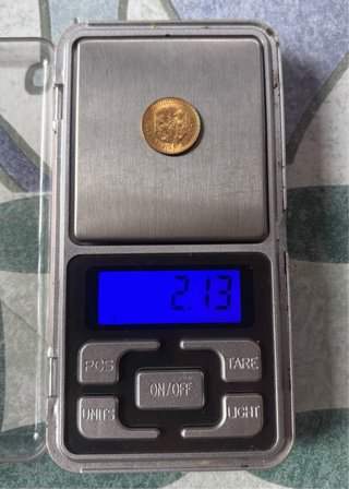 Moneda Oro 2.5 Pesos Estados Unidos Mexicanos
