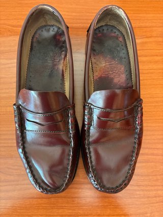Mocasines Fosco Piel Burdeos