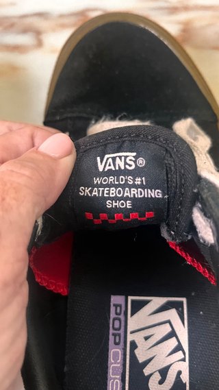 Playeros Vans Negros Talla 36-36.5