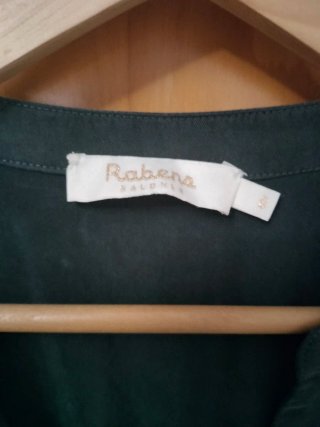 Vestido largo Rabens Saloner gris