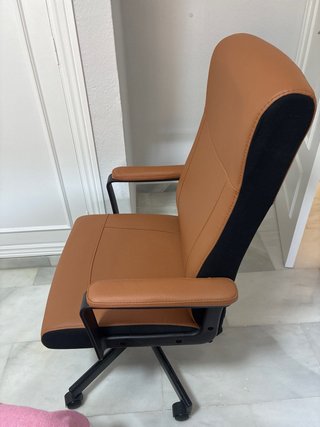 Silla Millberget Ikea Marrón Cuero Sintético