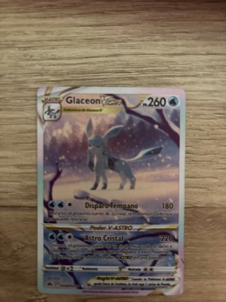 Carta Pokémon Glaceon V ASTRO 260 HP