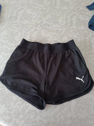 Pantalón corto deportivo Puma mujer negro