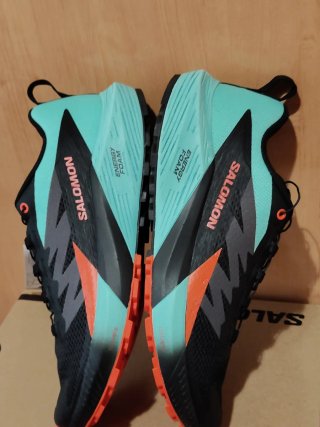 Salomon Sense Ride 5 Negro/Verde Azulado