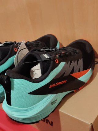 Salomon Sense Ride 5 Negro/Verde Azulado