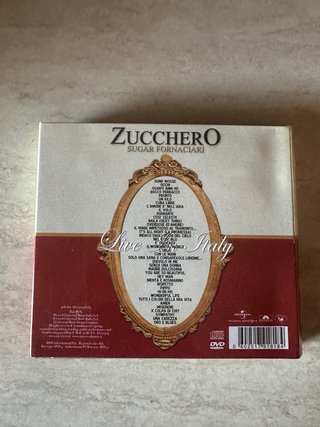 Cofanetto Zucchero Sugar Fornaciari Live In Italy