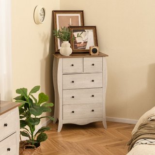 Cómoda para dormitorio de estilo rústico, Organiza