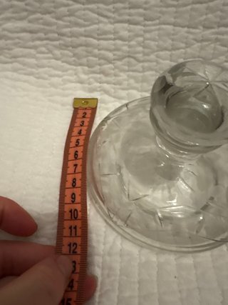 Perfumero antiguo cristal tallado