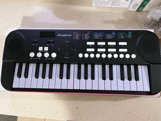 Teclado Musical Infantil Rosa 37 Teclas
