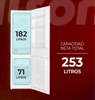 Nevera No Frost Combi Nilson 253L a reparar