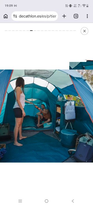 Tienda de campaña familiar Decathlon