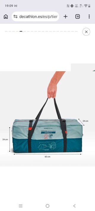 Tienda de campaña familiar Decathlon