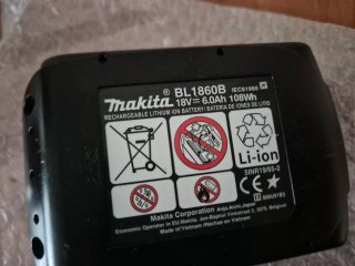 Batería Makita LXT 18V 6.0Ah BL1860B