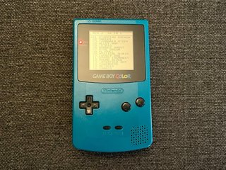 Nintendo Game Boy Color Turchese
