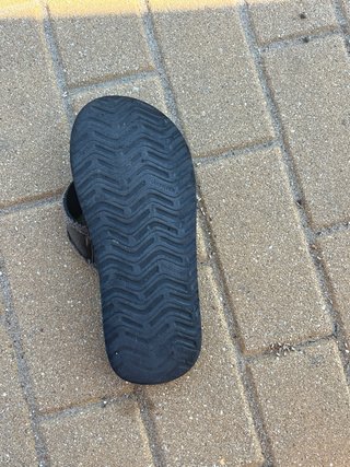 Chanclas Quiksilver de cuero negras