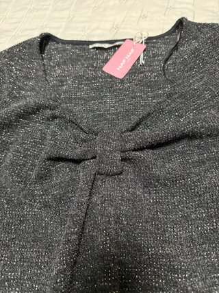 Jersey Naf Naf XL Negro/Plata