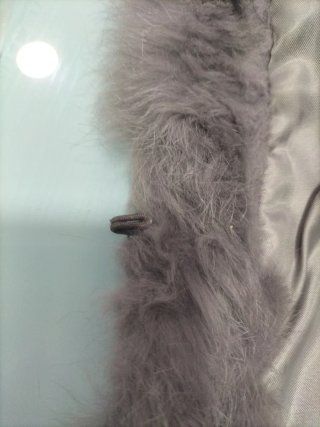 Chaleco Cortefiel Piel y Punto Mujer Gris