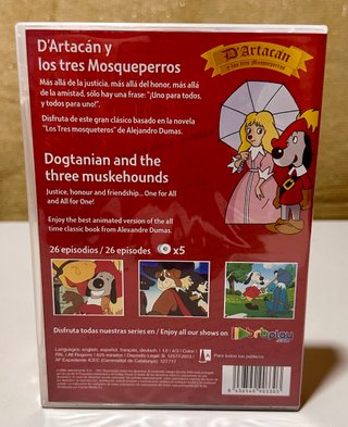 D'Artacan y los 3 Mosqueperros DVD Serie Completa