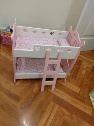 Cuna de juguete madera 2 pisos sin usar
