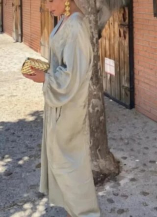 Vestido Kimono Bordado Zara. Edición limitada.