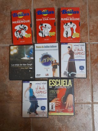 Lote Cursos Baile y Guitarra Flamenca DVD