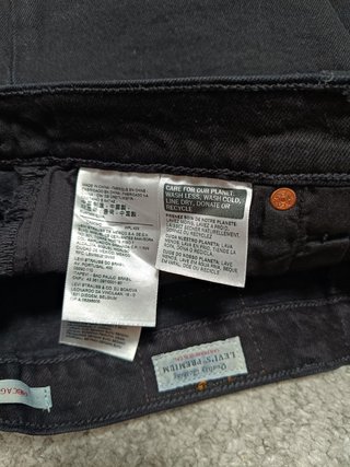 Short vaquero negro Levi's