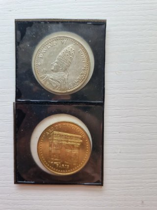 Lote 35 monedas Francia, Italia y Portugal
