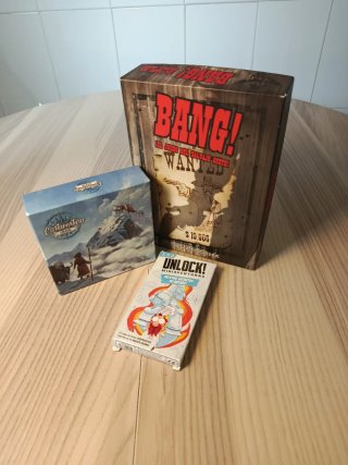 Pacchetto 3 Giochi da Tavolo: Bang, Unlock!, Cartaventura