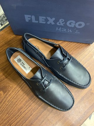 Náuticos Flex&Go Hombre Azul Marino T.43
