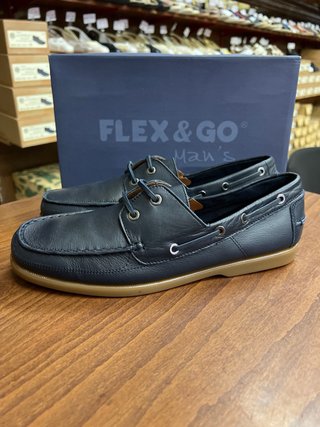 Náuticos Flex&Go Hombre Azul Marino T.43
