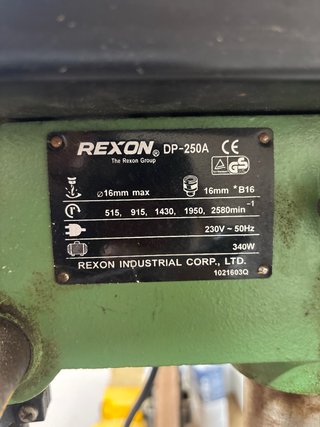 Taladro Columna Rexon DP-250A