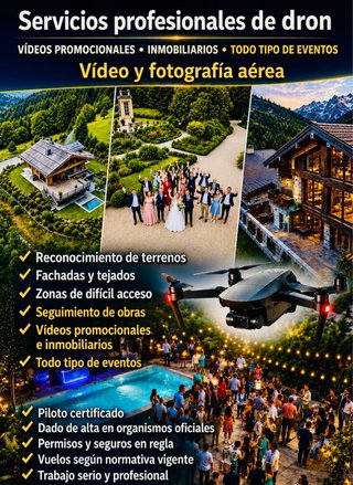 Piloto de dron eventos