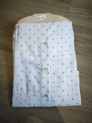 Camisa Kents 03 Azul Estampada Talla XL