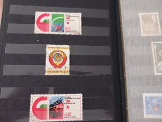 Francobolli Magyar/Ungheria e URSS 1950-1960