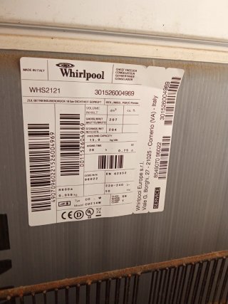 Arcón congelador Whirlpool
