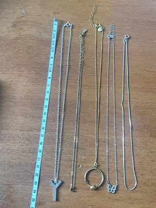 Lote de cadenas plata 925