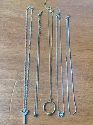 Lote de cadenas plata 925